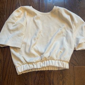 💜 2 for $25 💜 ZARA cinched waist crop top